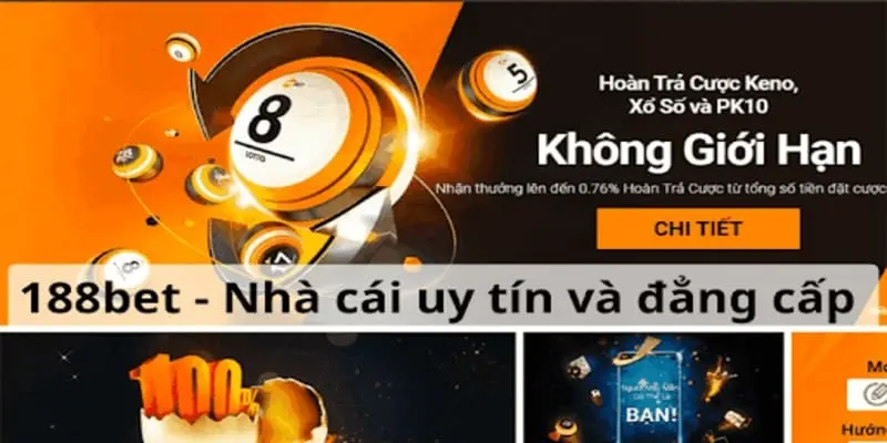 Khuyến mãi nhà cái 188BET: Bùng nổ tiền thưởng tháng 5