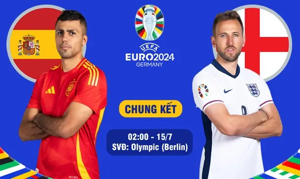 Tỉ lệ vô địch Euro 2024 của Tây Ban Nha và Anh