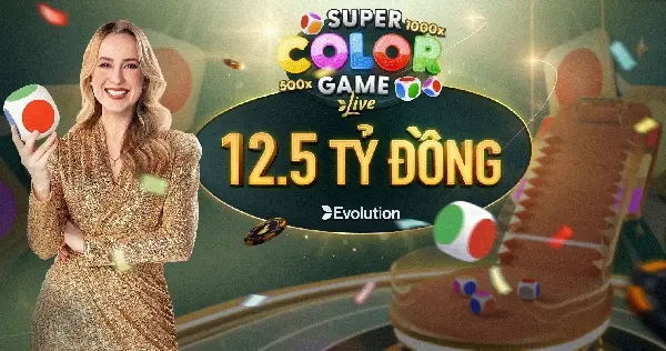 Sự kiện casino 188BET Vận Đỏ Thăng Hoa Tại Trò Chơi Siêu Màu Sắc